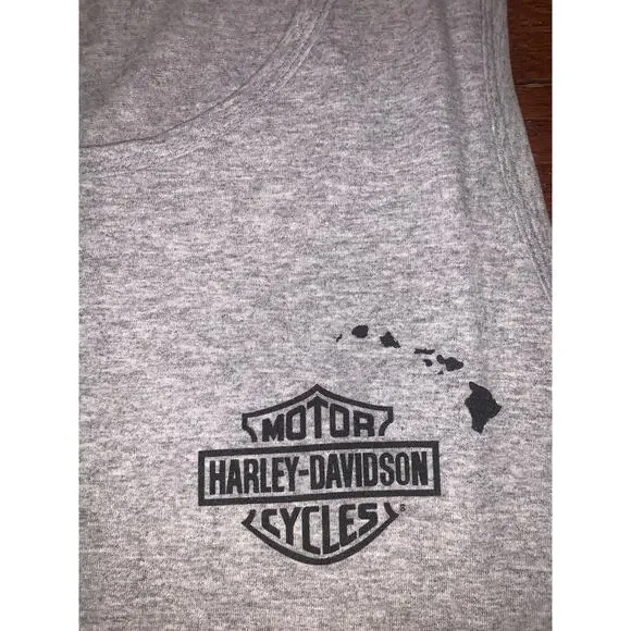 Harley Davidson Honolulu Tank L Y2K Biker Graphic - Picture 2 of 5